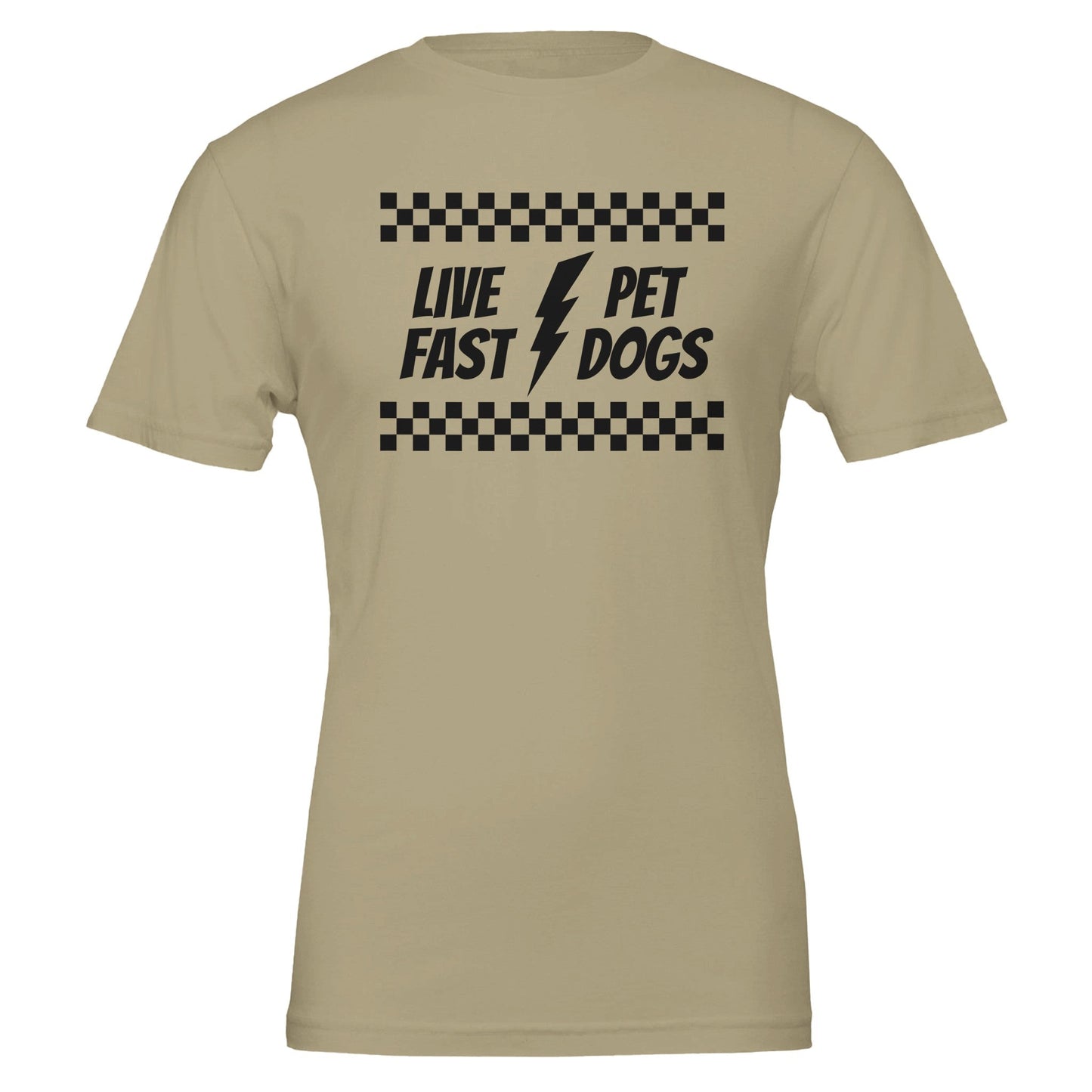 live fast pet dogs graphic unisex t-shirt for dog lovers