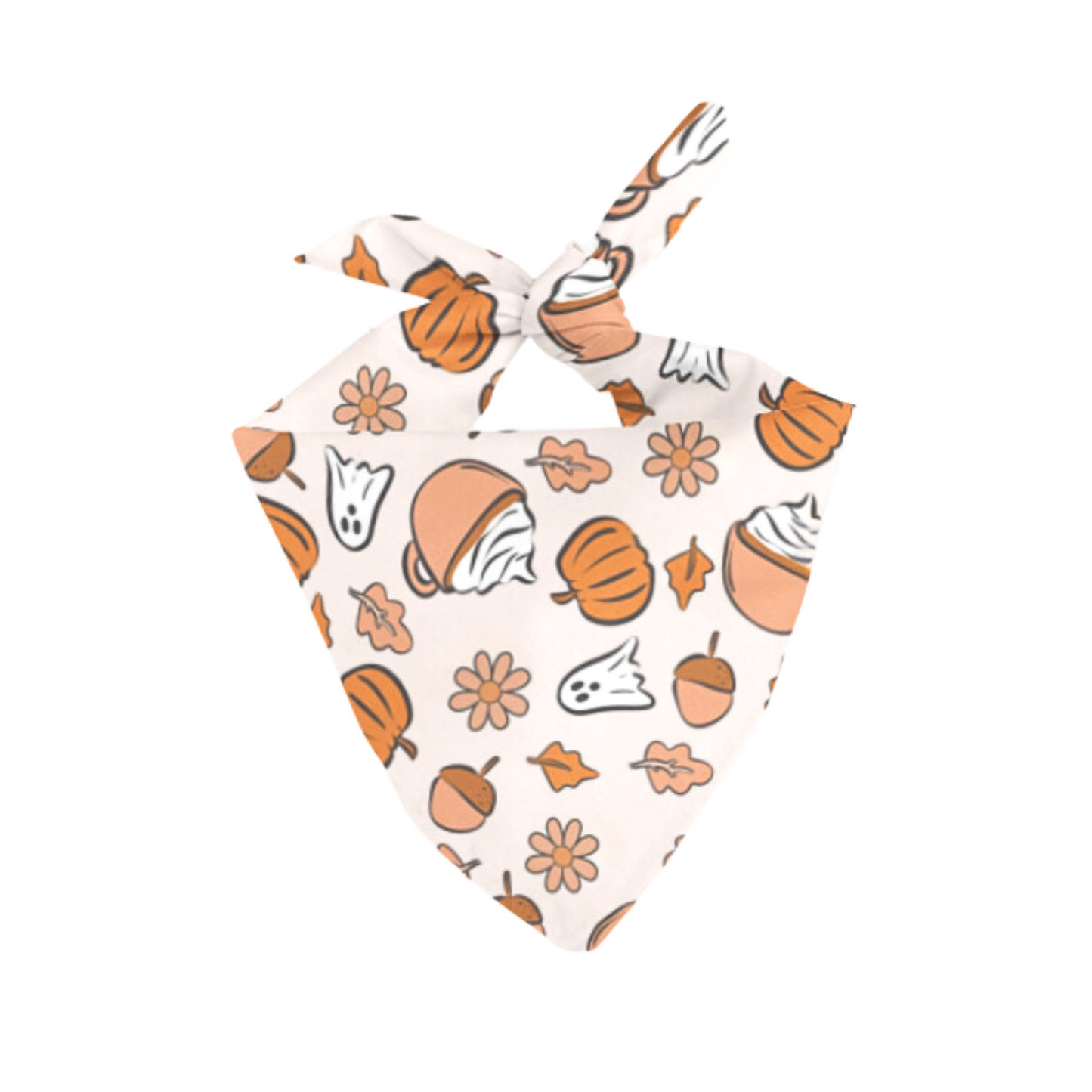 Pumpkin Spice Pet Bandana