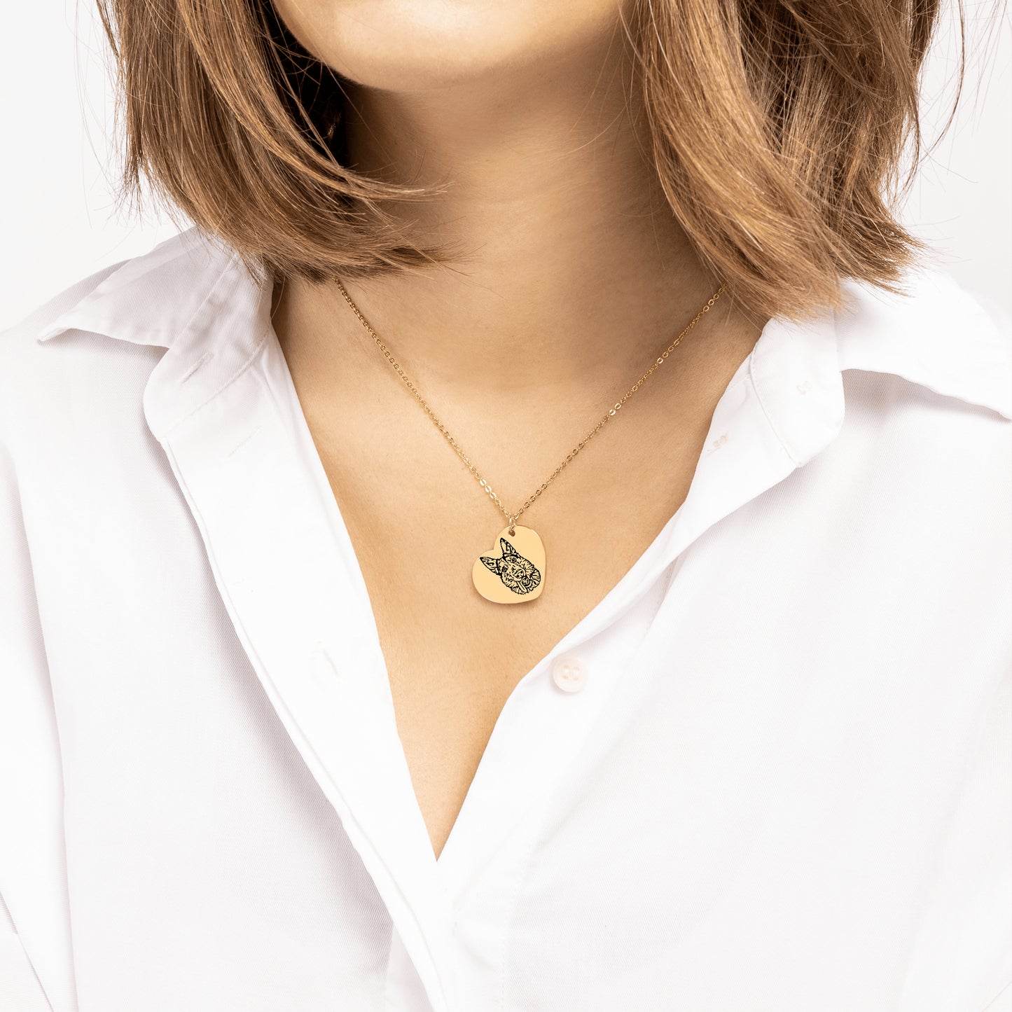 Custom Pet Heart Necklace