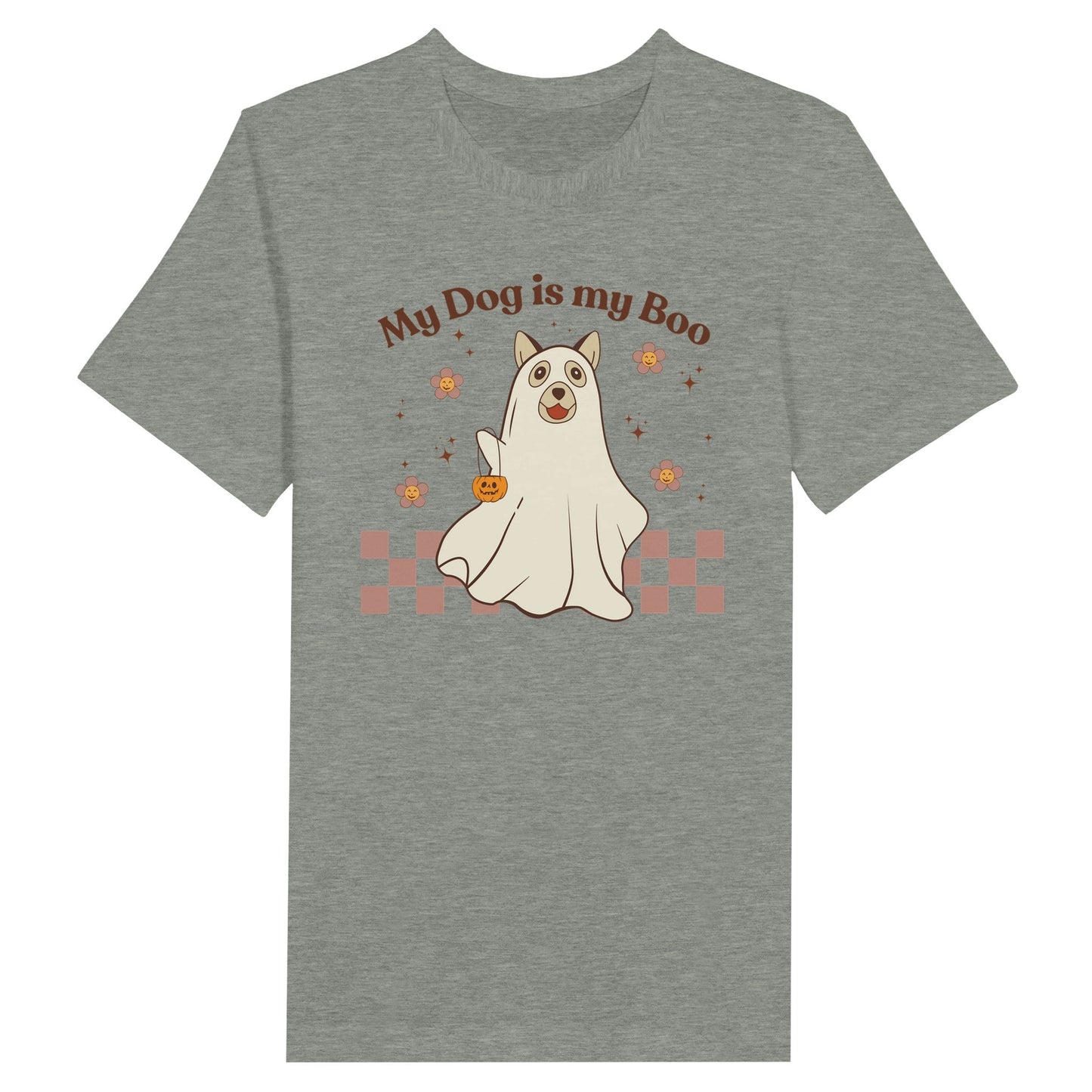 funny my dog is my boo Halloween unisex tshirt for dog parents and dog lovers