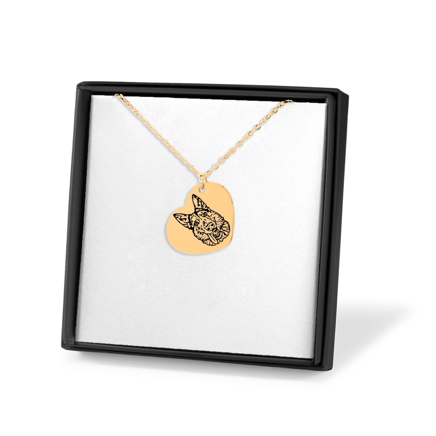 Custom Pet Heart Necklace