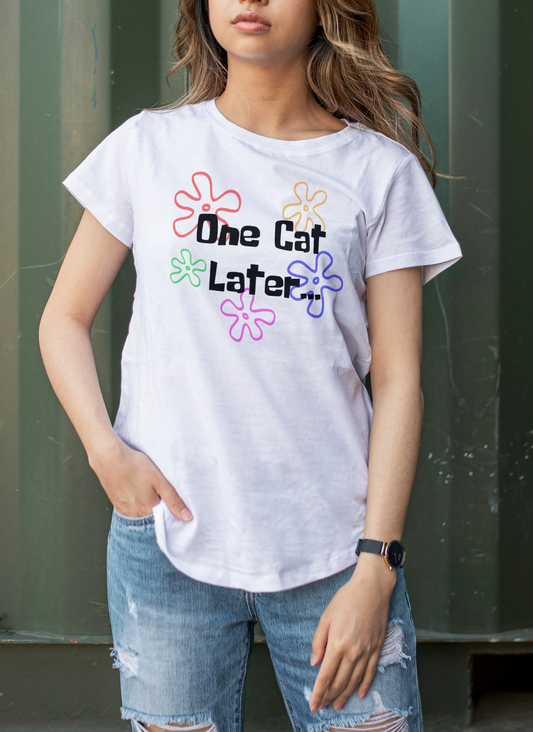Custom Dog or Cat Later Spongebob SquarePants Bellas + Canvas T-shirt