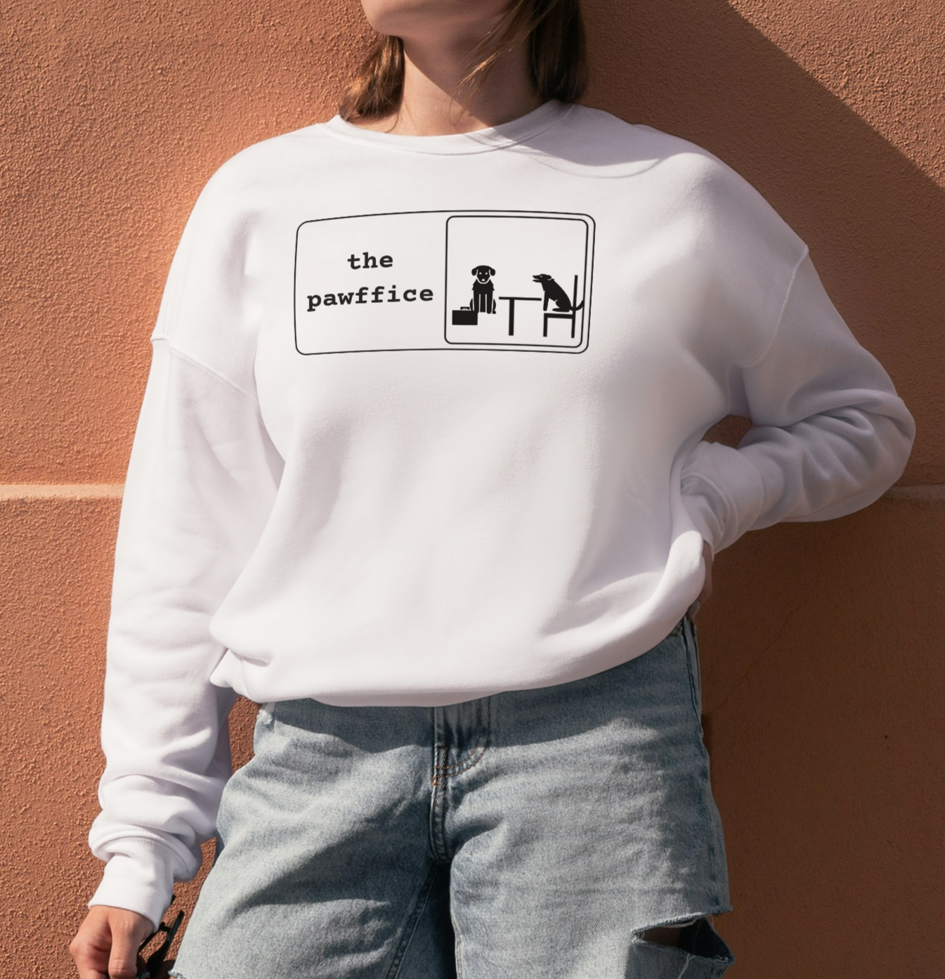 The Pawffice Classic Unisex Crewneck Sweatshirt