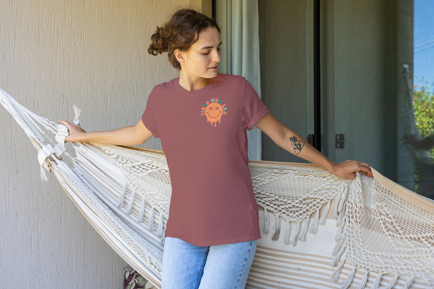 Comfort Colors® In My Tired Mom Unisex Oversized T shirt