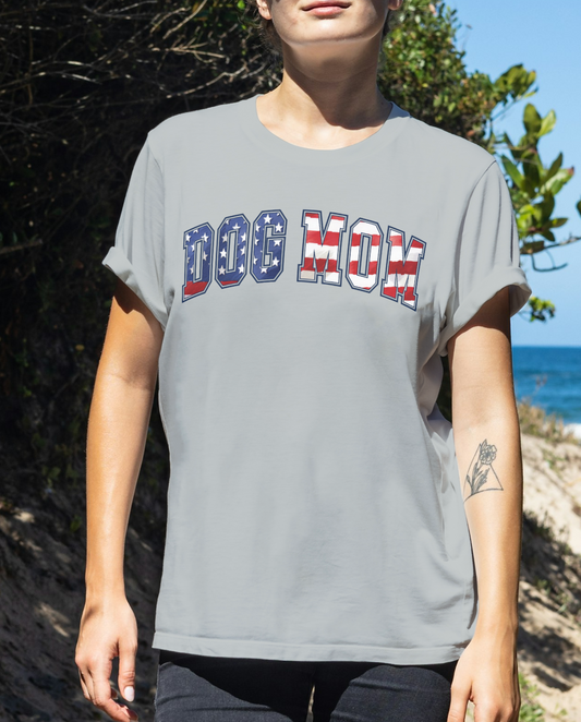 American Dog Mom T-shirt