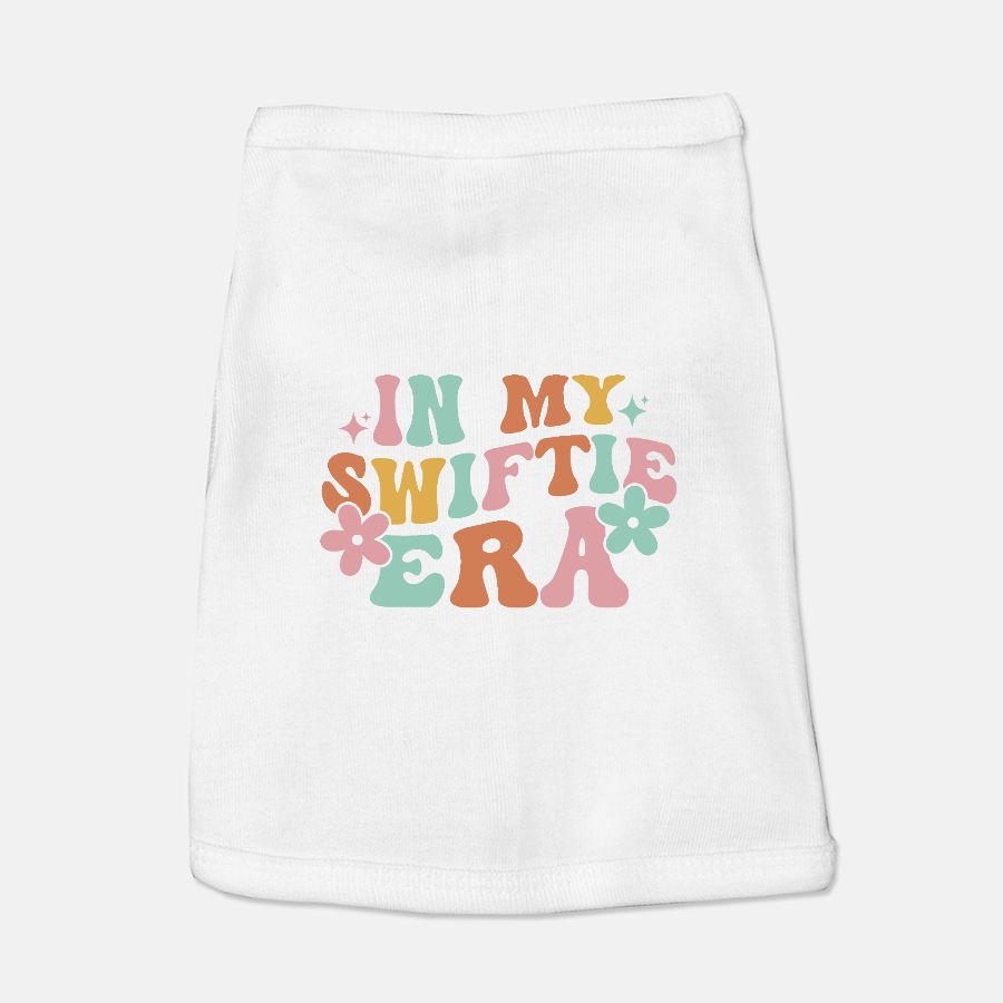 in my swiftie era pet tank top for dogs and cats for pet lovers