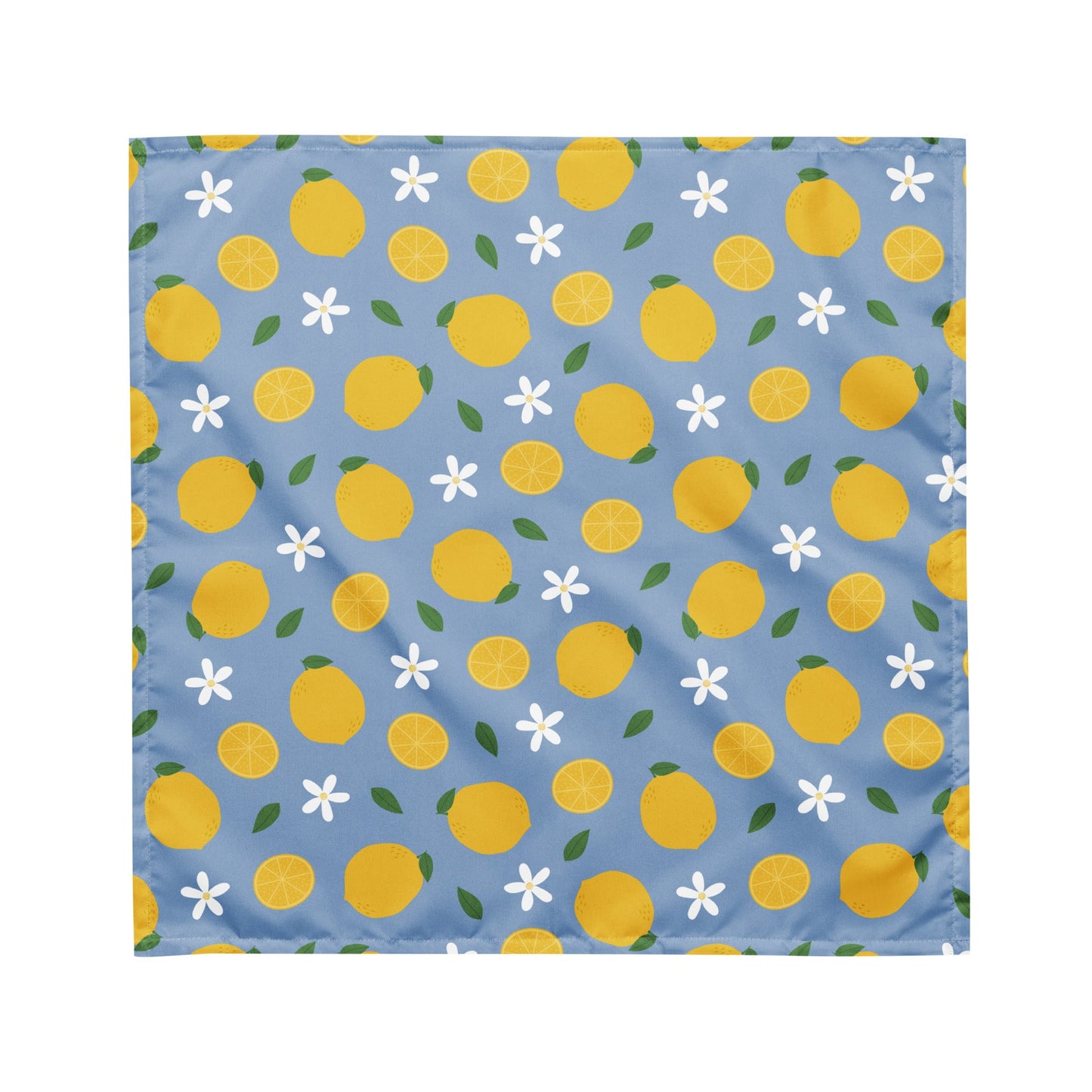 cute and trendy lemon fruit matching dog pet bandana for dog moms and dog parents