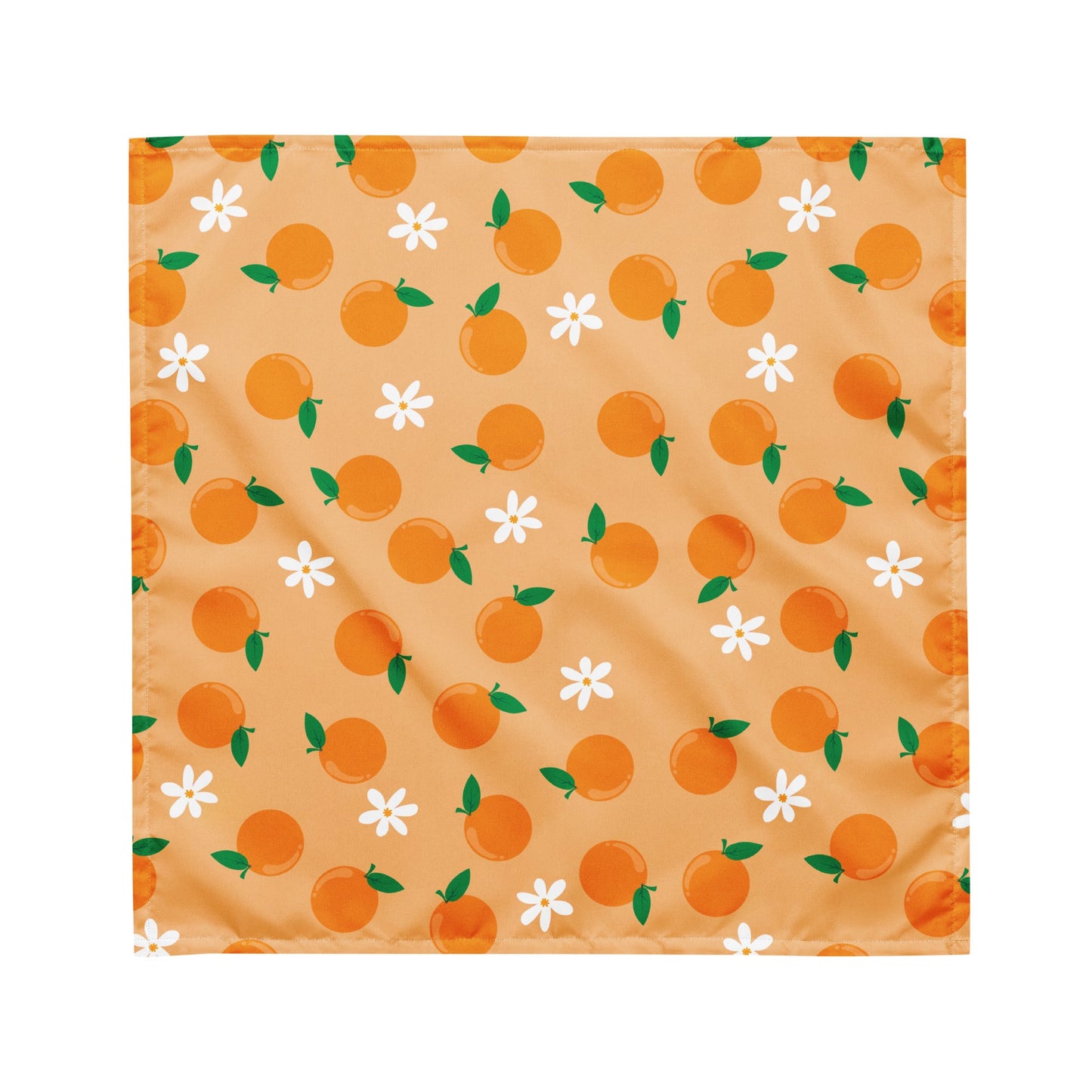 cute and trendy orange fruit matching dog pet bandana for dog moms and dog parents