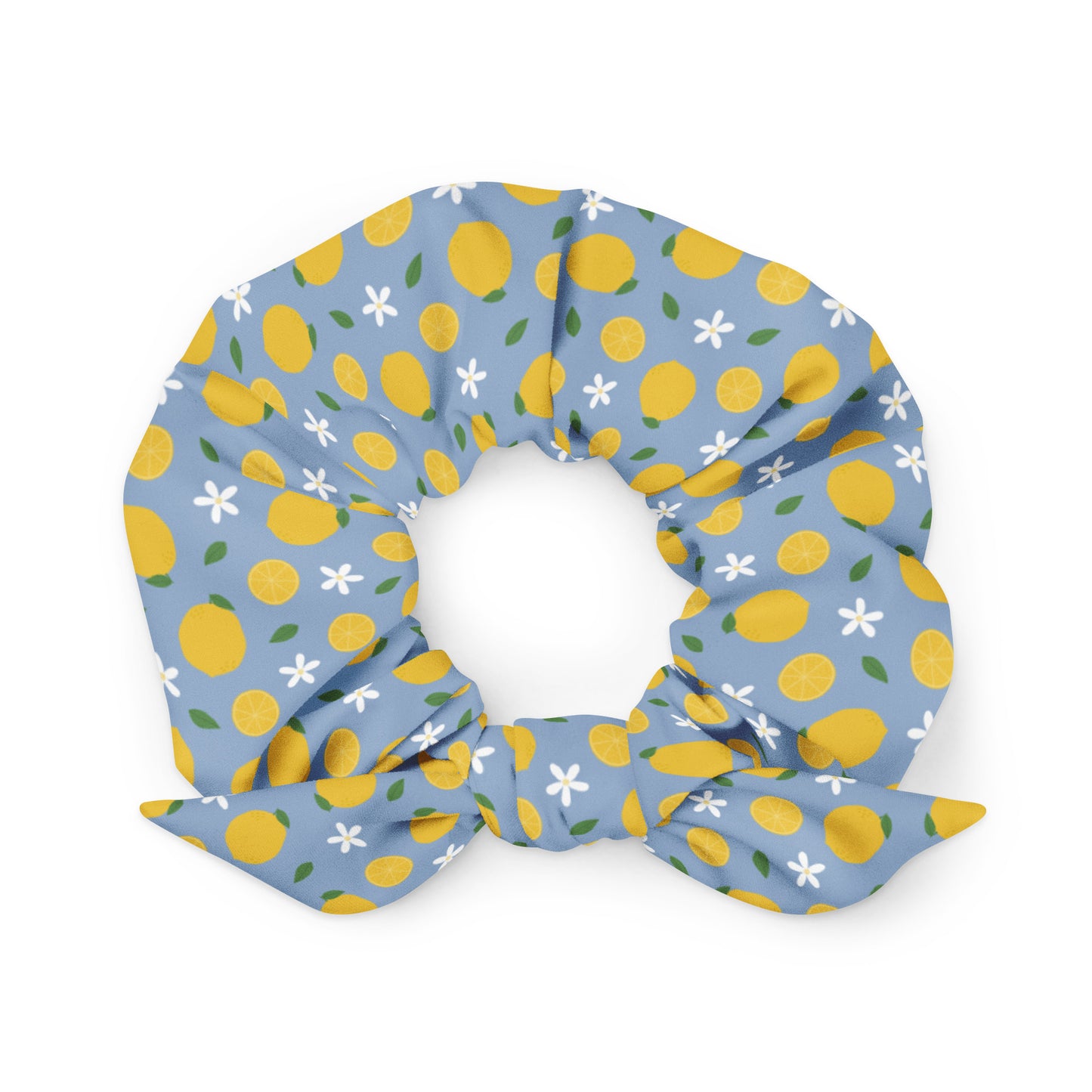 Lemon Matching Pet Recycled Scrunchie
