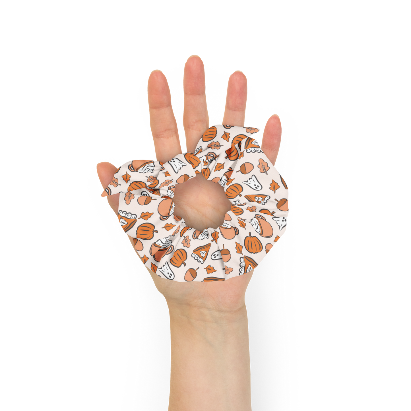 Pumpkin Spice Recycled Scrunchie