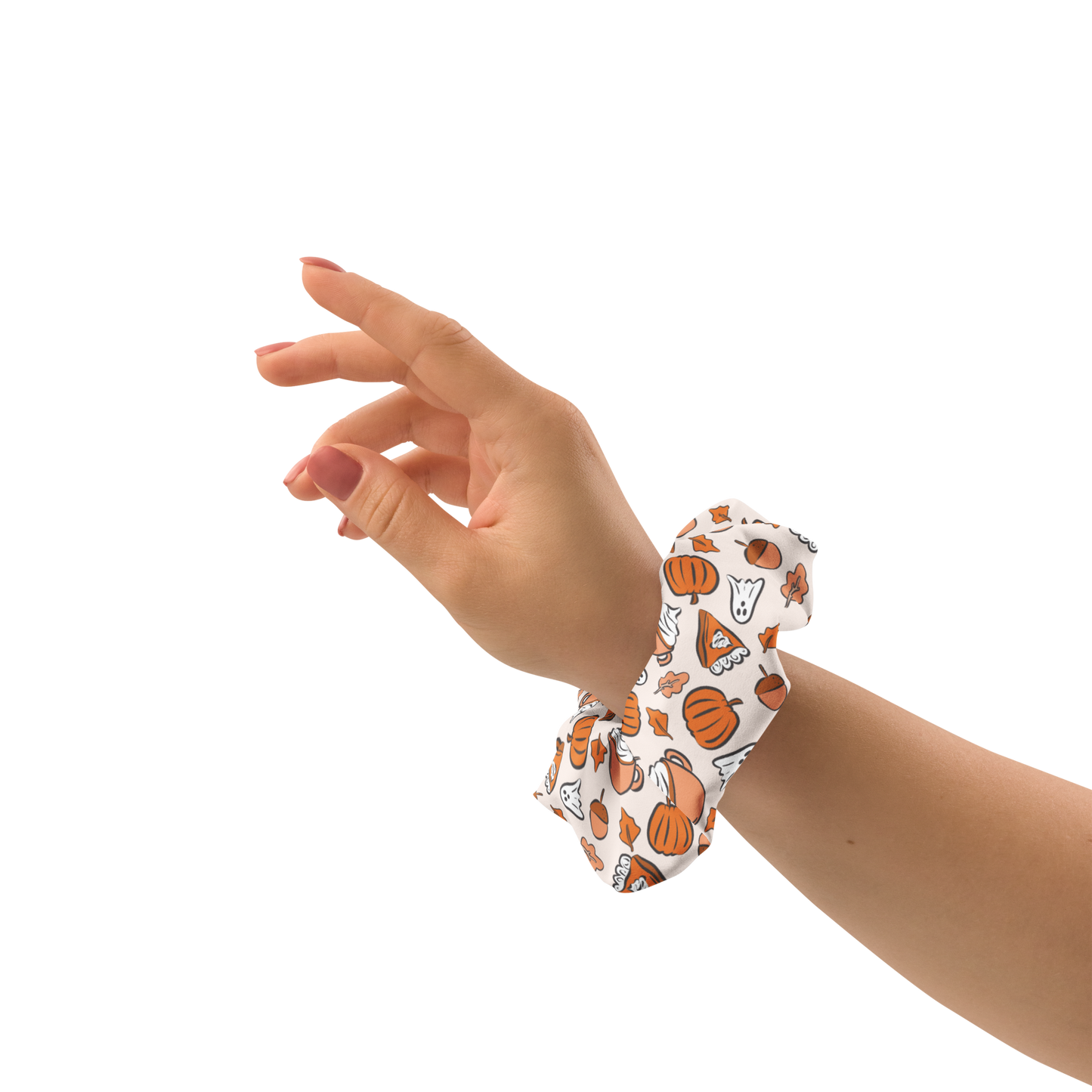 Pumpkin Spice Recycled Scrunchie