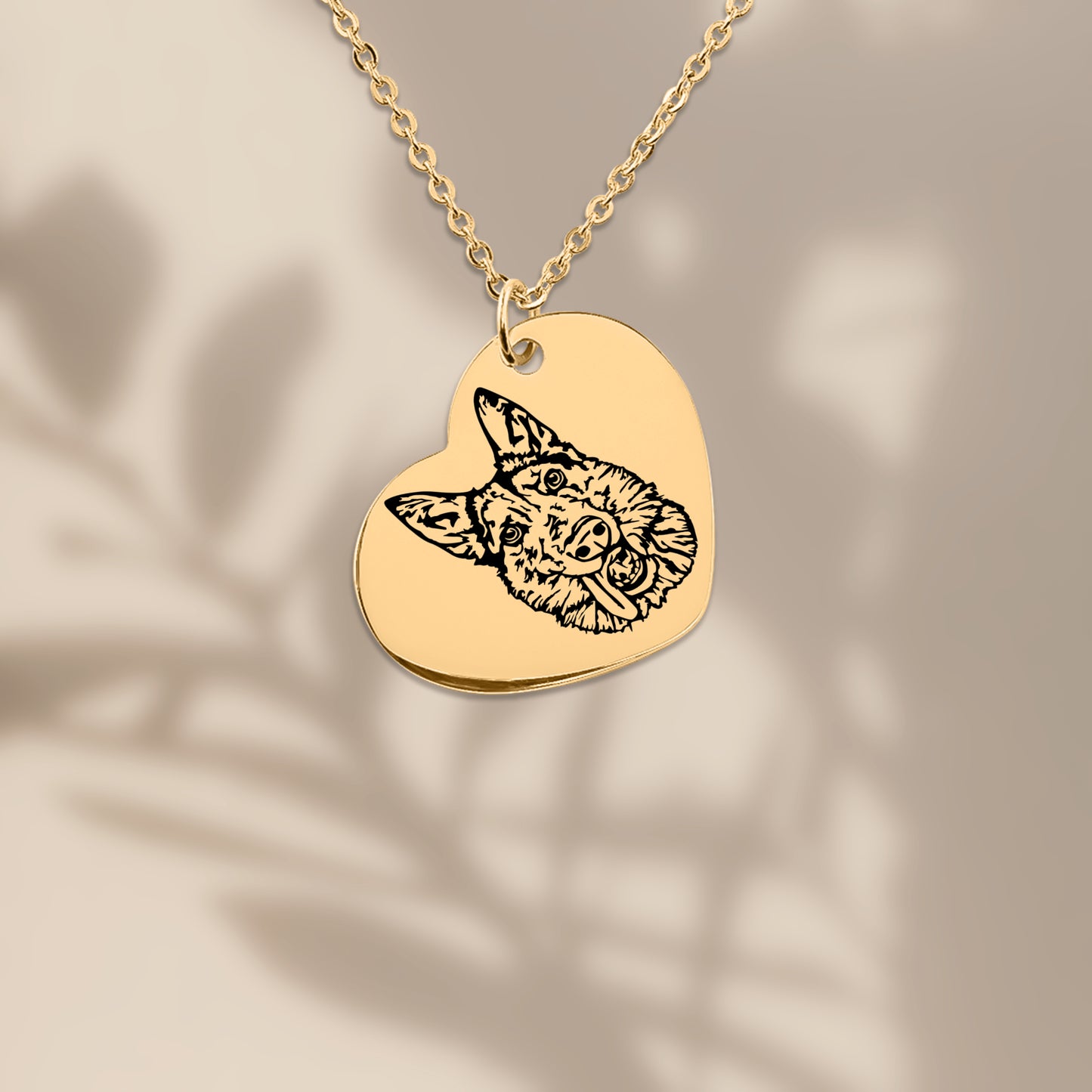 Custom Pet Heart Necklace