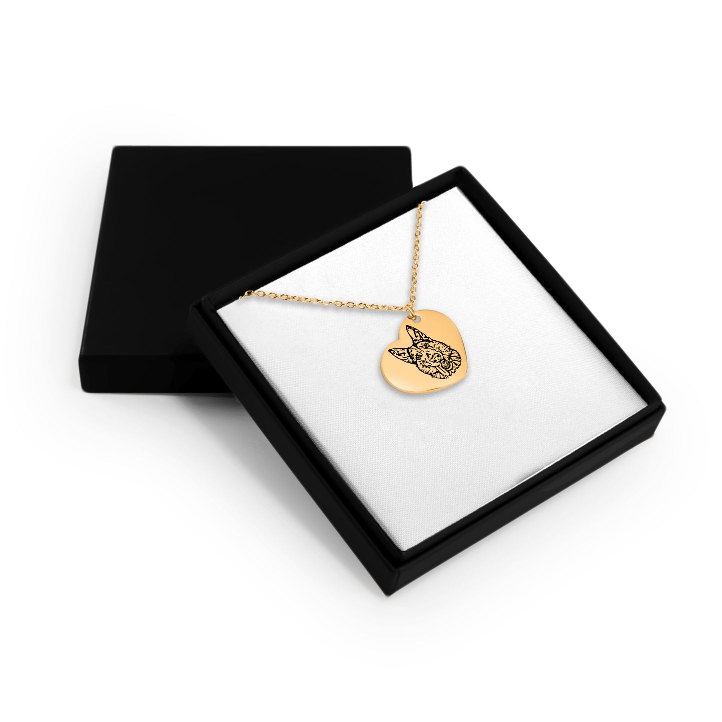 Custom Pet Heart Necklace