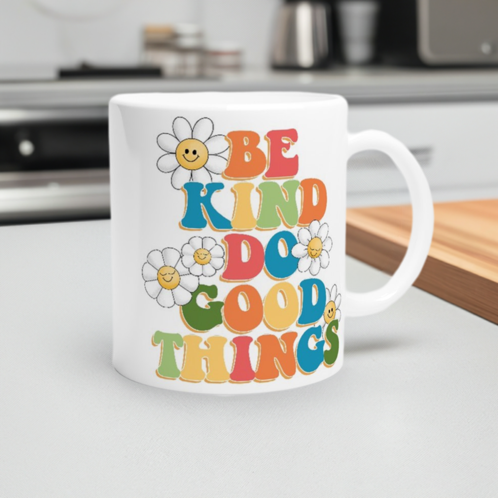 Be Kind Do Good Things | White 11oz Ceramic Mug