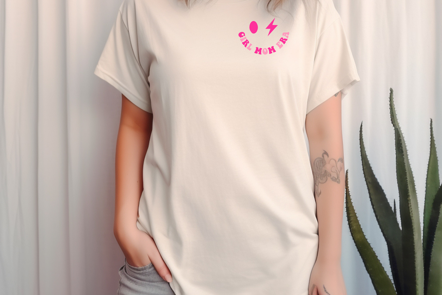 Comfort Colors® In My Girl Mom Era Unisex Oversized Shirt | Gift for Girl Mom