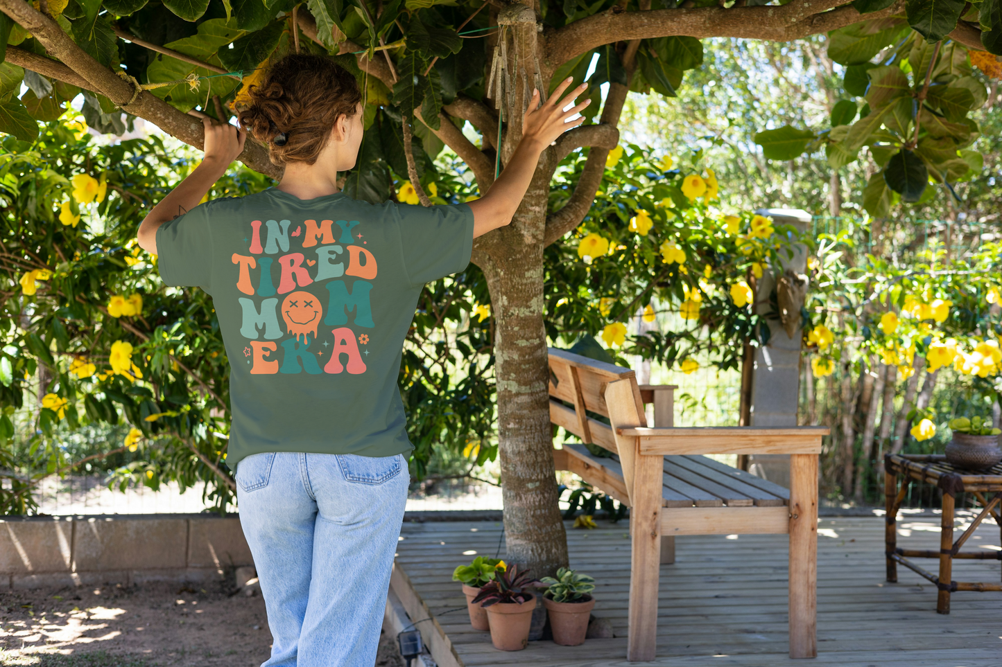 Comfort Colors® In My Tired Mom Unisex Oversized T shirt