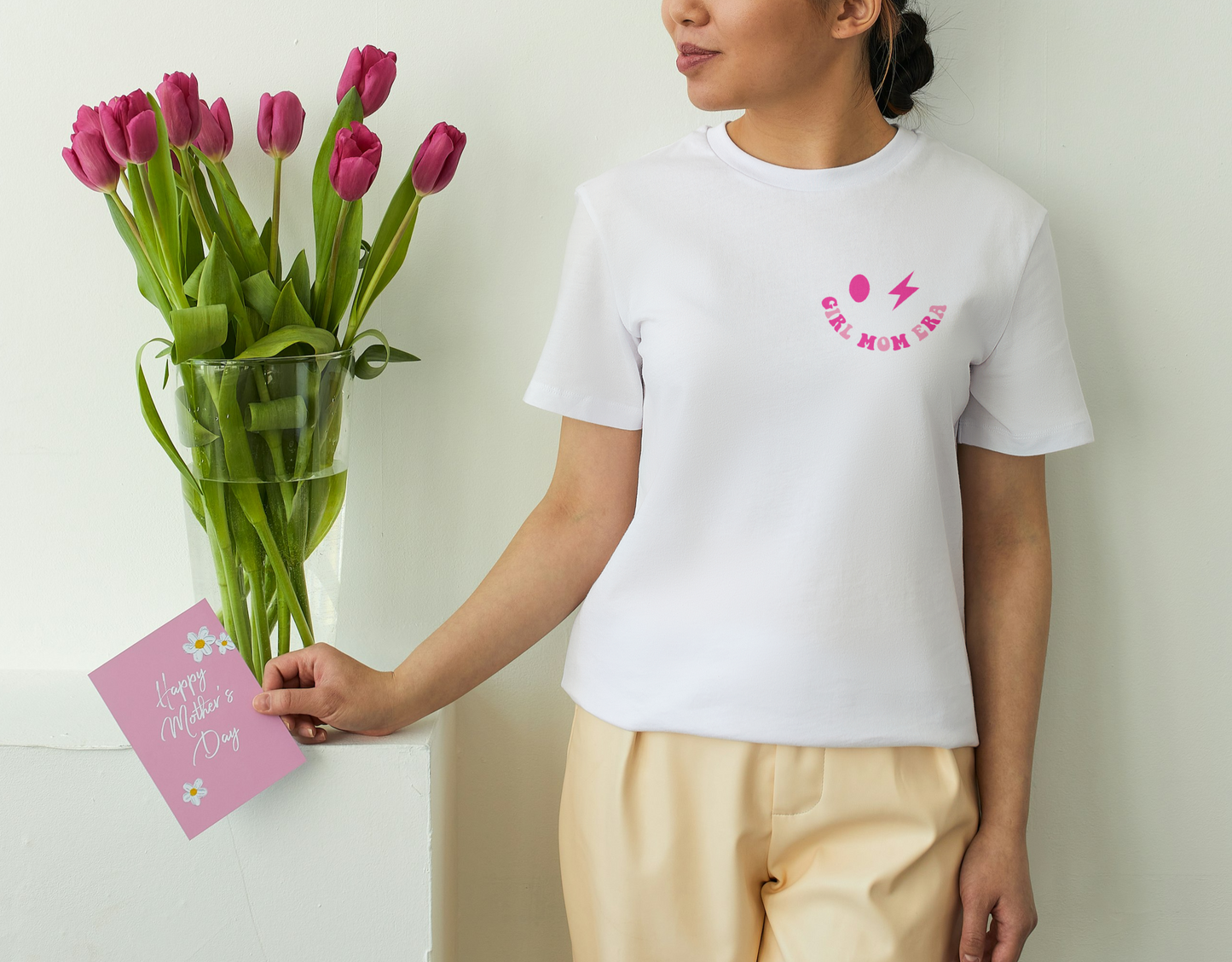 Comfort Colors® In My Girl Mom Era Unisex Oversized Shirt | Gift for Girl Mom