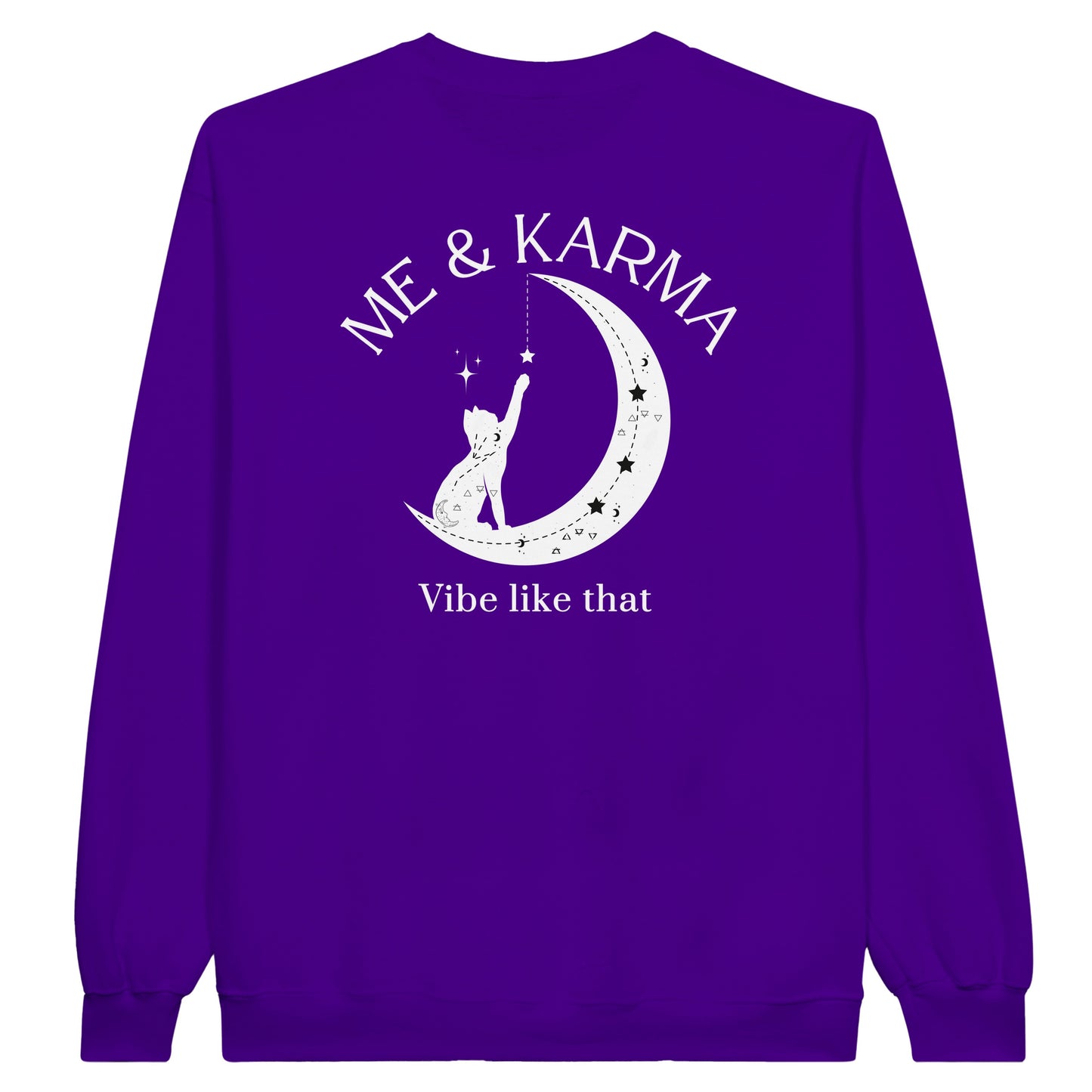 Me and Karma Vibe Like That Classic Unisex Crewneck Sweatshirt