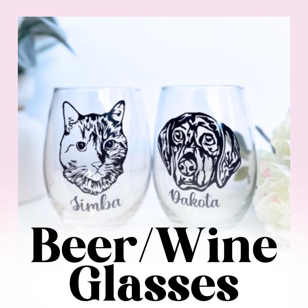 Beer and Wine Glasses