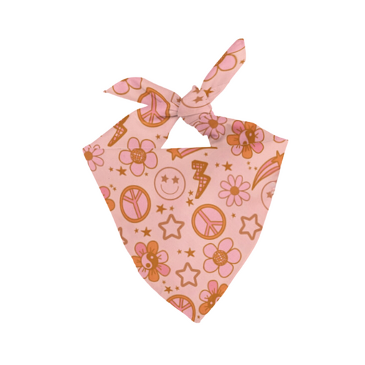 Retro Groovy Pet Bandana