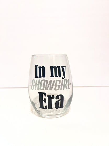 T Swift Wine Glass - TS12 Eras Wine Glass- Swiftie Wine Glass- Life of a Showgirl Gifts