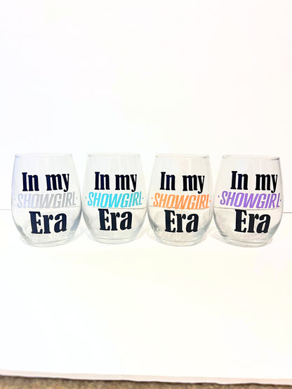 T Swift Wine Glass - TS12 Eras Wine Glass- Swiftie Wine Glass- Life of a Showgirl Gifts