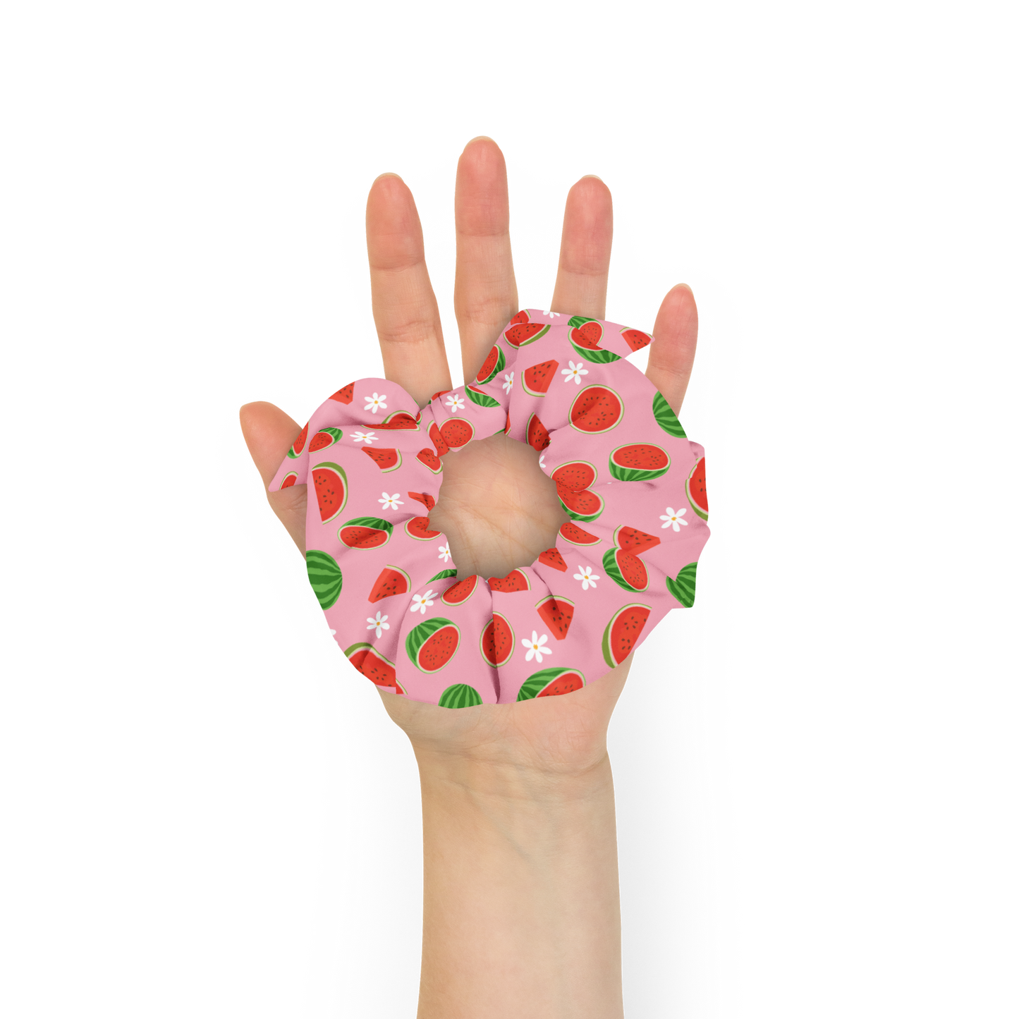 Watermelon Matching Pet Recycled Scrunchie