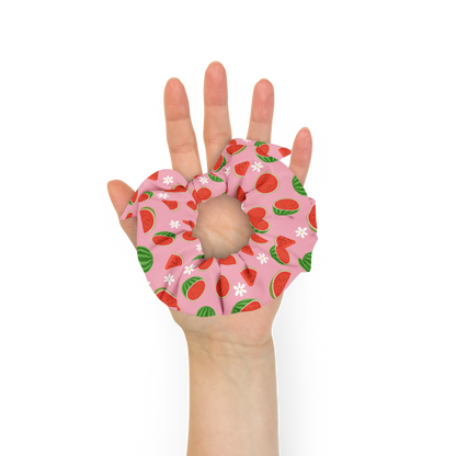 Watermelon Matching Pet Recycled Scrunchie