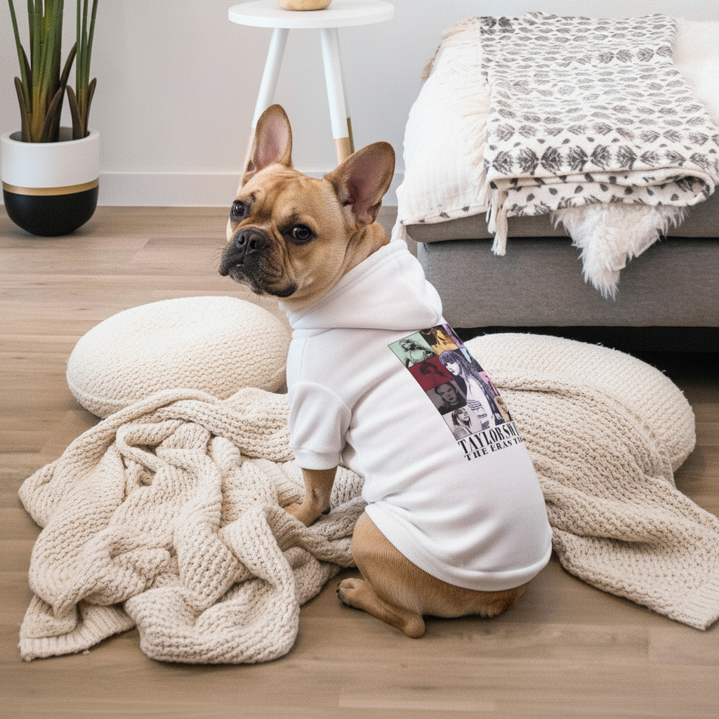 Eras Tour Pet Hoodie Lifestyle