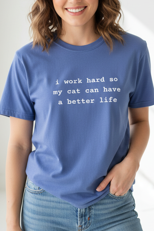 Mystic Blue shirt lifestyle mockup